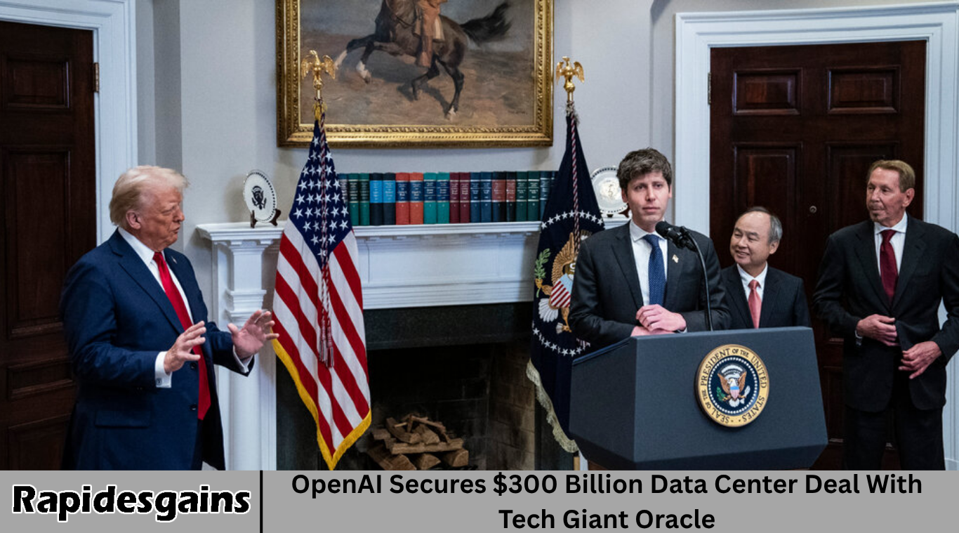 OpenAI Secures $300 Billion Data Center Deal With Tech Giant Oracle
