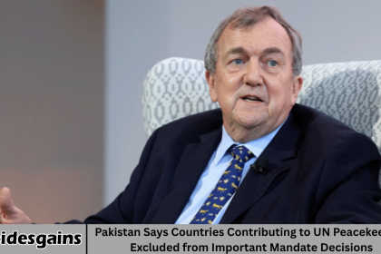 Pakistan Says Countries Contributing to UN Peacekeeping Excluded from Important Mandate Decisions