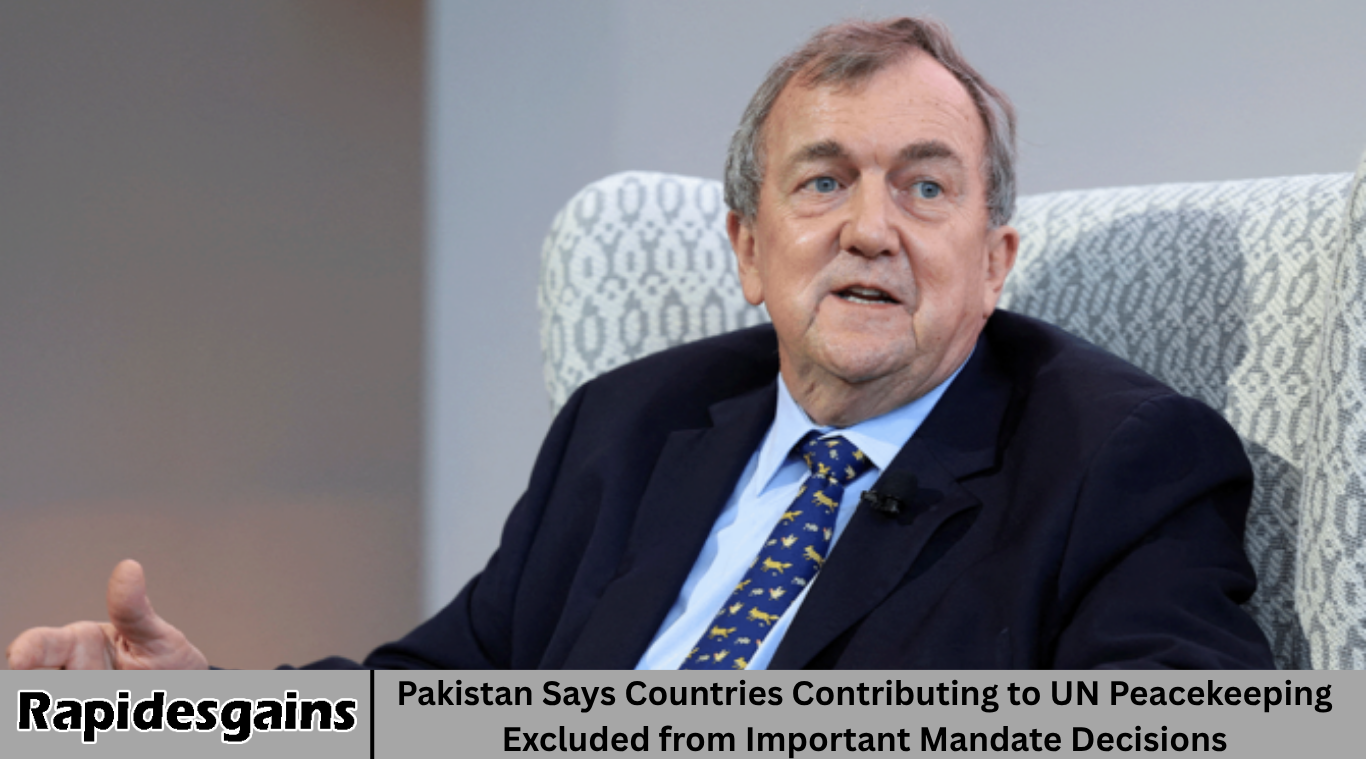 Pakistan Says Countries Contributing to UN Peacekeeping Excluded from Important Mandate Decisions