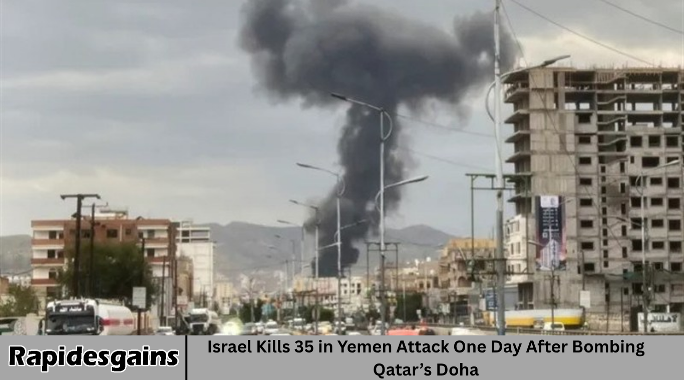Israel Kills 35 in Yemen Attack One Day After Bombing Qatar’s Doha
